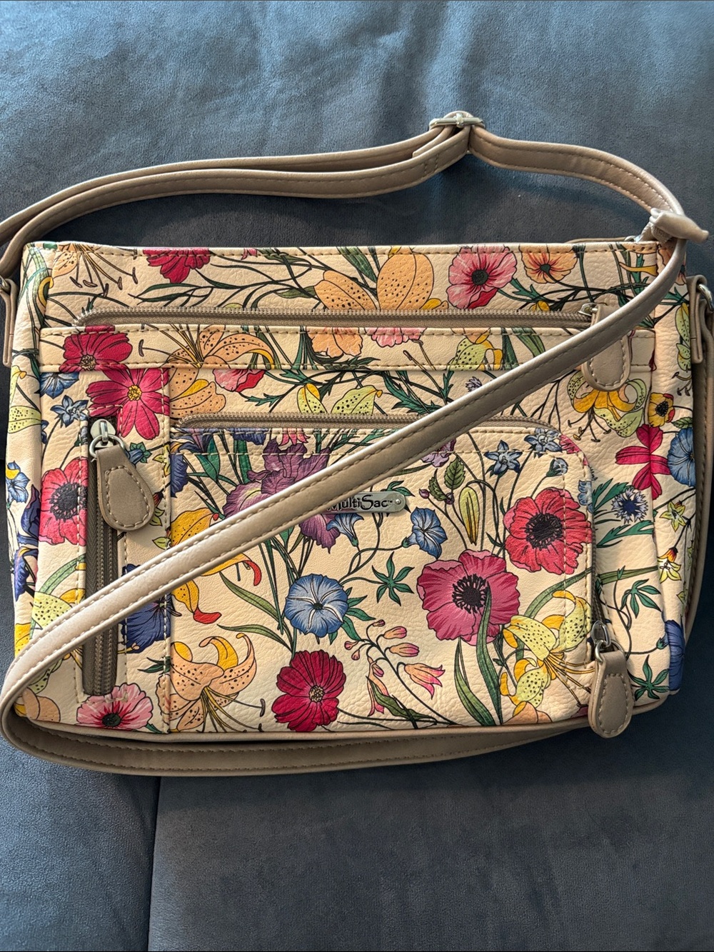 MultiSac Floral Crossbody Bag in Multicolor